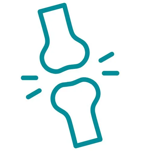 maladies des os, des articulations et des muscles icône